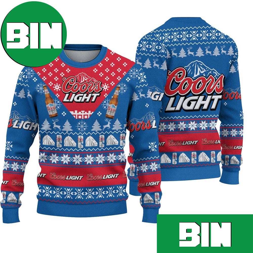 Coors Light Beer Blue Christmas Unique