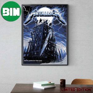 Exclusive Colorway Official Pop Up Poster For M72 Arlington Texas Metallica North American Tour 2023 Poster Canvas