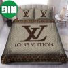 Leopard Background Louis Vuitton Fashion Bedroom Duvet Cover Louis Vuitton Bedding Set