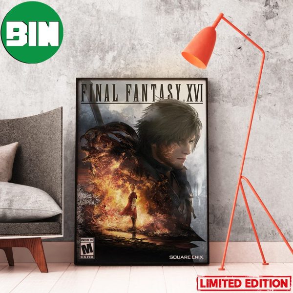 Final Fantasy XVI by Square Enix Poster Dexule Edition Home Decor Poster Canvas