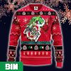 Dabbing Snoopy Funny Christmas Holiday 2023 Ohio State Buckeyes Ugly Sweater For Men And Women