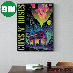 Guns N Roses World Tour August 18th 2023 Pittsburgh Pennsylvania Canvas Poster