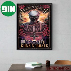 Guns N Roses by Arian Buhler Limited Edition Art Decor Poster Canvas