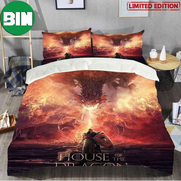 House Of The Dragon Fire Will Reign Bedding Set