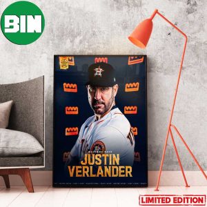 Houston Astros Justin Verlander Back Where He Belongs Poster Canvas