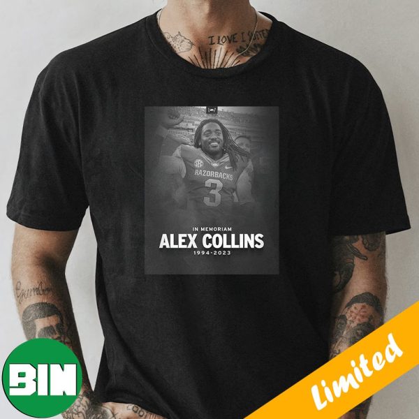 In Memoriam Alex Collins RIP 1994-2023 T-Shirt