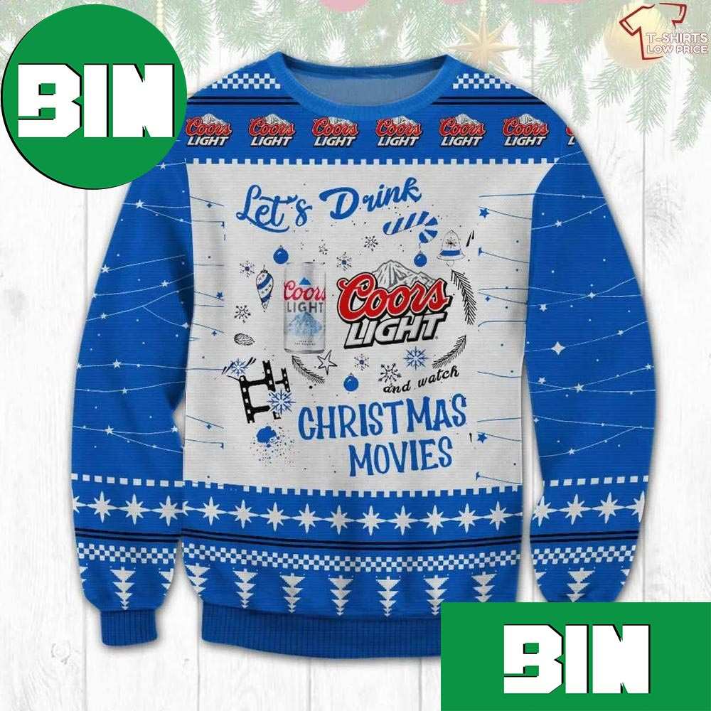 Coors Light Christmas Gift For Family 2023 Best Holiday Unique Ugly Sweater  - Binteez