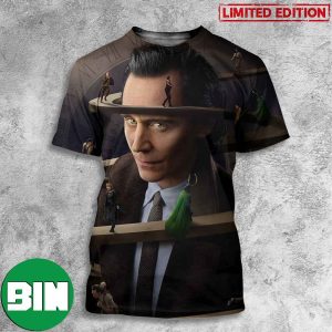 Loki And All Characters In Loki Season 2 Marvel Studios 3D T-Shirt