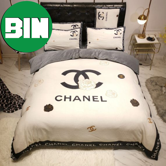 Luxury Chanel No 08 Duvet Cover Luxury Brand Bedroom Set Chanel