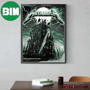 Metallica North American Tour 2023 M72 East Rutherford NJ USA 4 And 6 August Home Decor Poster Canvas