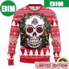 Ohio State Buckeyes Car And Coconut Tropical Patterns Ugly Christmas Sweater For Fans