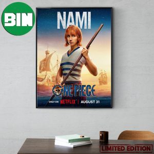 Nami One Piece Live Action Netflix Poster Canvas