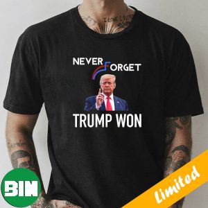 Never Forget Trump Won T-Shirt