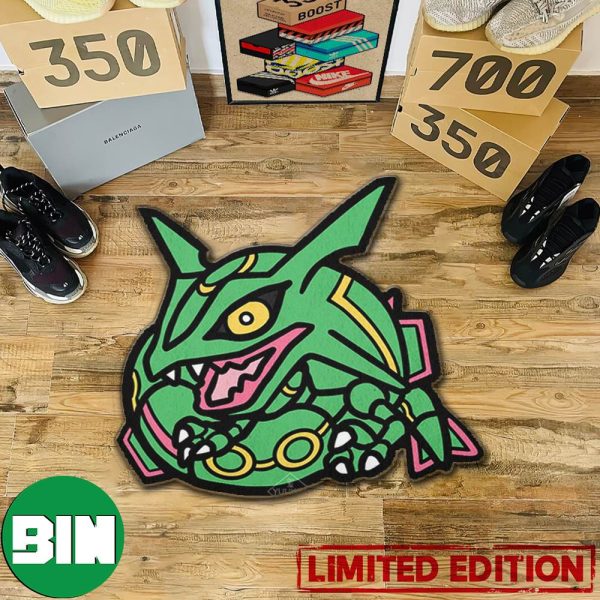 Rayquaza Art Design For Kids Bedroom Home Decor Pokemon Rug