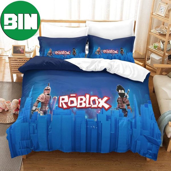 Roblox 3D Printed For Kids Bedroom Duvet Cover Game Roblox Bedding Set