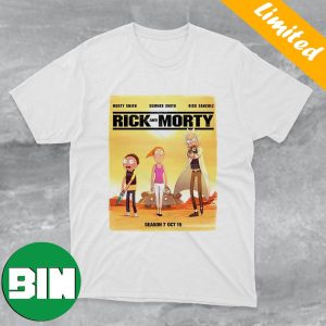 Season 7 of Rick And Morty Premieres On October 15 2023 T-Shirt