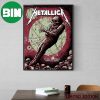 Second Night Of M72 World Tour From Stade Olympique Montreal Quebec Canada Metallica Home Decor Poster Canvas