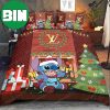 Stitch x Louis Vuitton Christmas Bedroom Duvet Cover Louis Vuitton Bedding Set