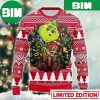 Unique Holiday Christmas Gift 2023 Ohio State Buckeyes With Cute Grinch Ugly Sweater