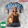 Usopp One Piece Live Action Netflix Poster 3D T-Shirt