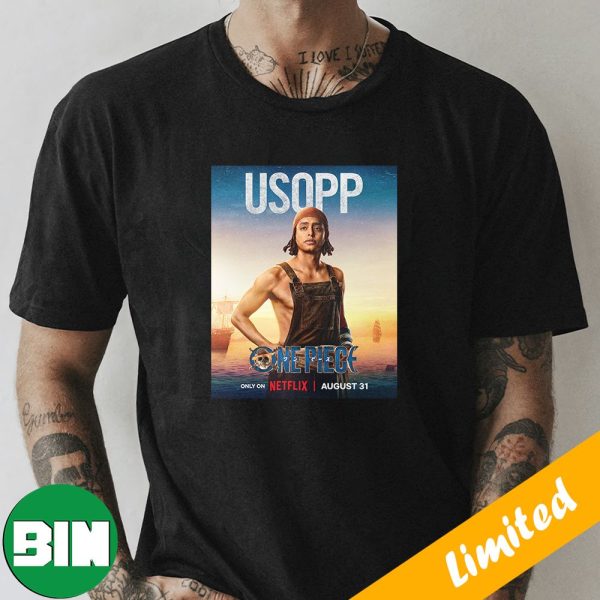 Usopp One Piece Live Action Netflix Poster T-Shirt