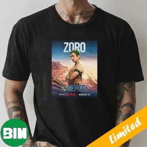 Zoro One Piece Netflix Live Action Poster T-Shirt