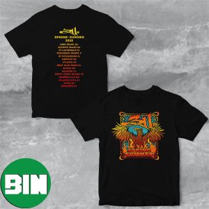 311 Spring Summer 2023 Green Tour Schedule List Two Sides Fan Gifts T-Shirt