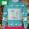 3D Llama Falalala Sheep Christmas Ugly Christmas Sweater