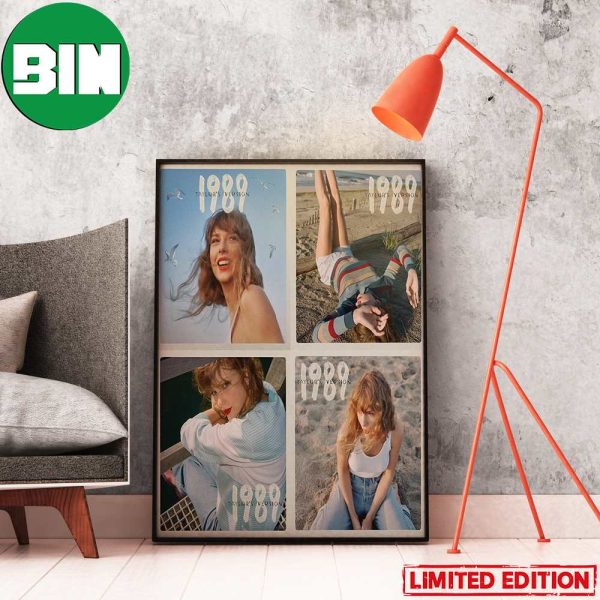 All 4 Covers Of 1989 Taylor’s Version Taylor Swift Fan Gifts Poster Canvas