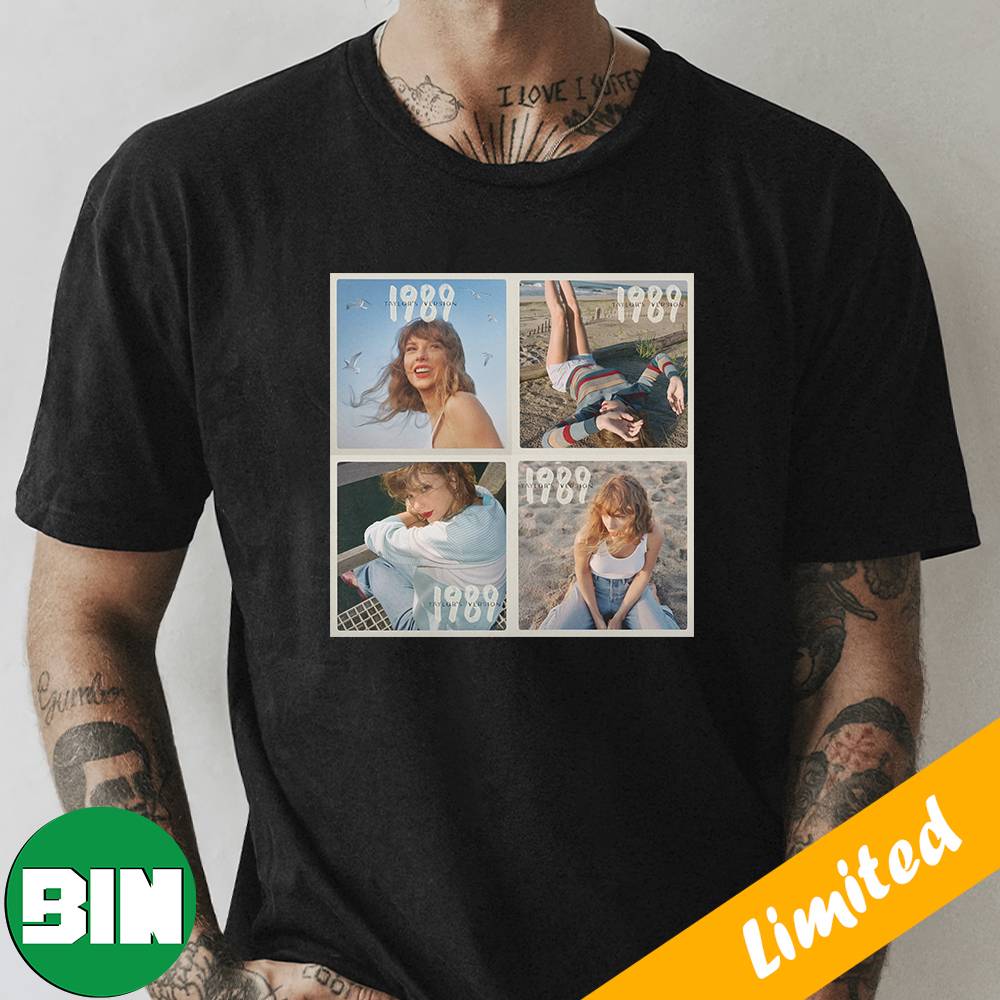 All 4 Covers Of 1989 Taylor'S Version Taylor Swift Fan Gifts T-Shirt -  Binteez