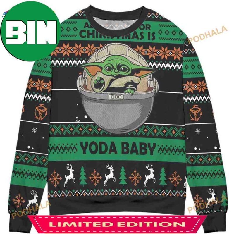 Disney Hit Movie Star Wars Baby Yoda Cute Pattern Comfortable Soft