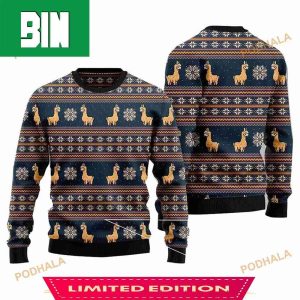 Amazing Llama Christmas 3D Funny Ugly Sweater