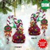 Atlanta Falcons NFL Custom Name x Grinch Candy Cane Christmas Xmas Gift Tree Decorations Ornament