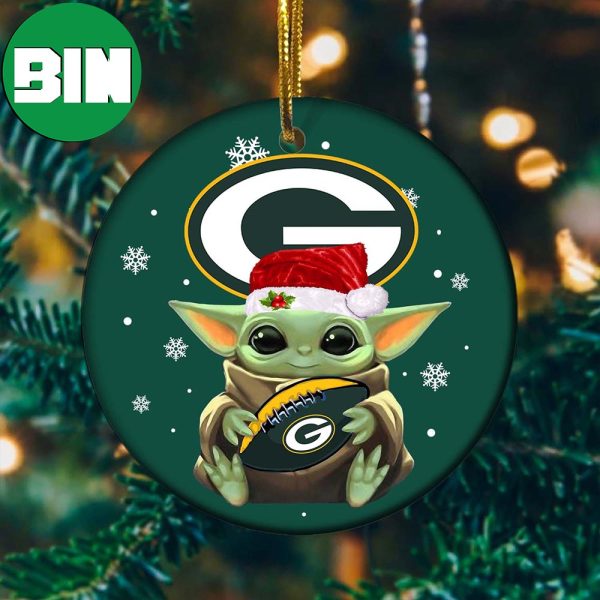 Green Bay Packers Baby Yoda NFL Ornaments 2022 –