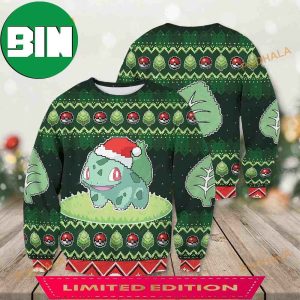 Best Santa Pokemon Bulbasaur Xmas Funny Ugly Christmas Sweater