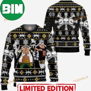 Black Beard Pirates Anime One Piece Xmas Gift For Fans Best 2023 Ugly Sweater