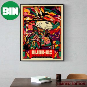 Blink 182 Oslo Event Poster In Oslo Spektrum Norway 14 September 2023 World Tour Home Decor Poster Canvas