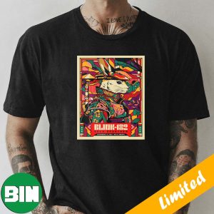 Blink 182 Oslo Event Poster In Oslo Spektrum Norway 14 September 2023 World Tour T-Shirt