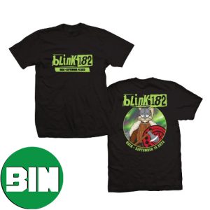 Blink 182 Oslo Event Tee In Oslo Spektrum Norway 14 September 2023 World Tour Two Sides T-Shirt