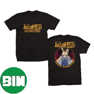 Blink 182 Stockholm Event Tee September 13 2023 At Avicii Arena Sweden World Tour Two Sides Fan Gifts T-Shirt