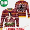 Brook One Piece Anime Xmas Snowflakes Pattern Best 2023 Christmas Ugly Sweater