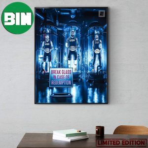 Break Glass In Case Of Redemption Team USA In The Paris Olympics Next Year 2024 Poster Canvas