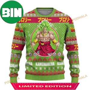 Broly Dragon Ball Anime Fan Xmas Ugly Sweater
