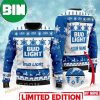 Bud Light Beer Christmas 3D Ugly Sweater