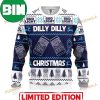 Bud Light Dilly Dilly Print Christmas 3D Ugly Sweater