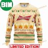 Budweiser Best Unique Christmas Gift For Drink Lover Ugly Sweater
