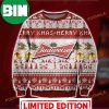 Budweiser Merry Xmas Ugly Christmas Ugly Sweater For Beer Lovers
