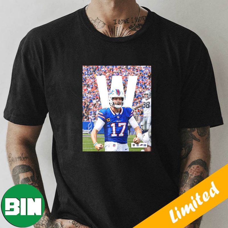 Buffalo Bills Big Wins Big Dubs Las Vegas Raiders vs Buffalo Bills With 38  Points Josh Allen MVP 3D T-Shirt - Binteez