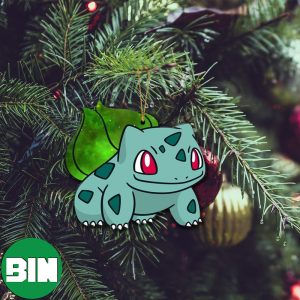 Bulbasaur For Who Love Pokemon Christmas Gift 2023 Tree Decorations Ornament