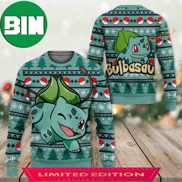 Bulbasaur Pokemon Lovely Christmas Ugly Christmas Sweater